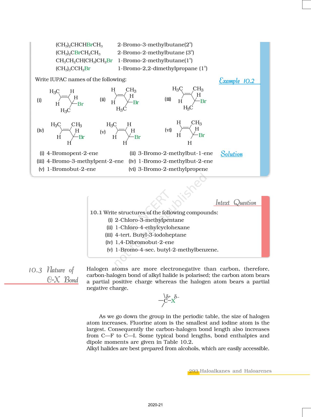 case study questions class 12 chemistry haloalkanes and haloarenes